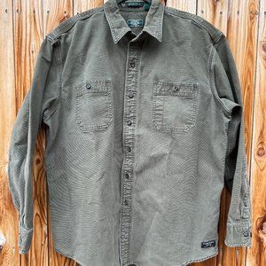 G.H. Bass & Co.  'For Hard Service' Thick Canvas Button Down
